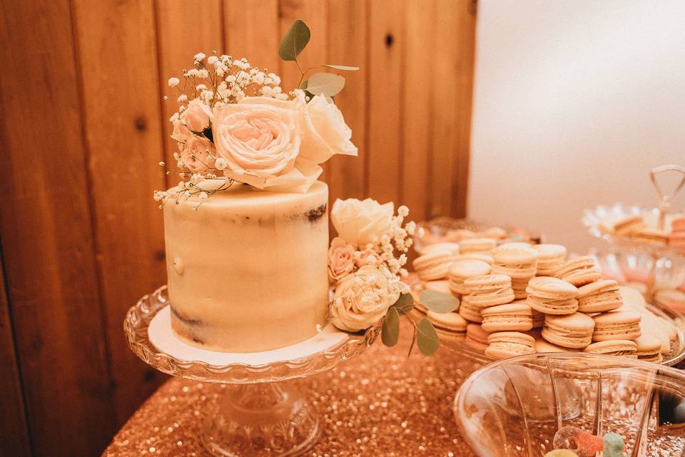 Rose Gold Desert Table