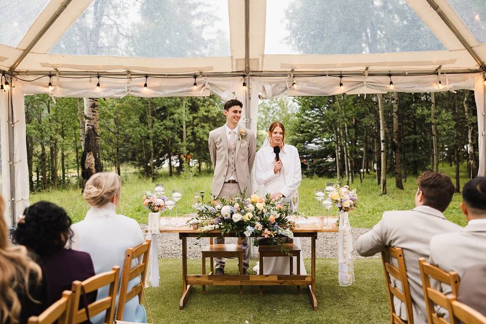 Roots & Roses Welcome Toast