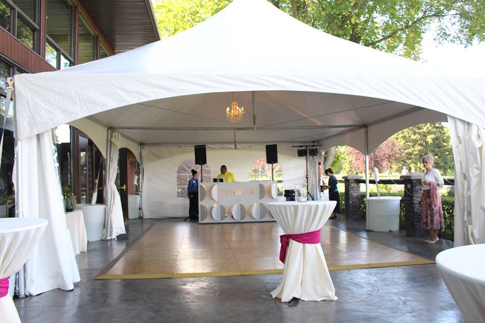 Ramsey Room Patio with Tent