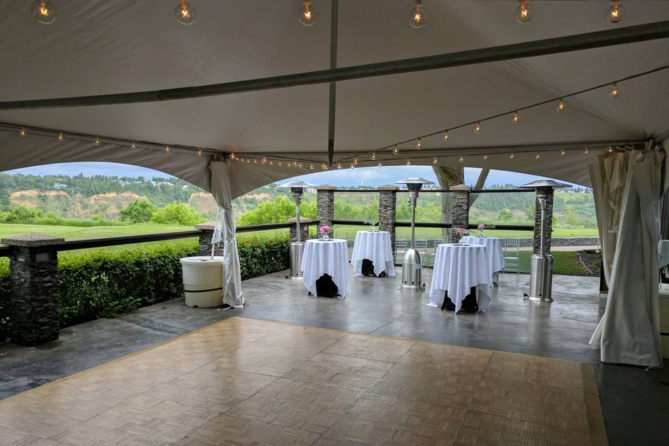 Ramsey Room Patio with Tent