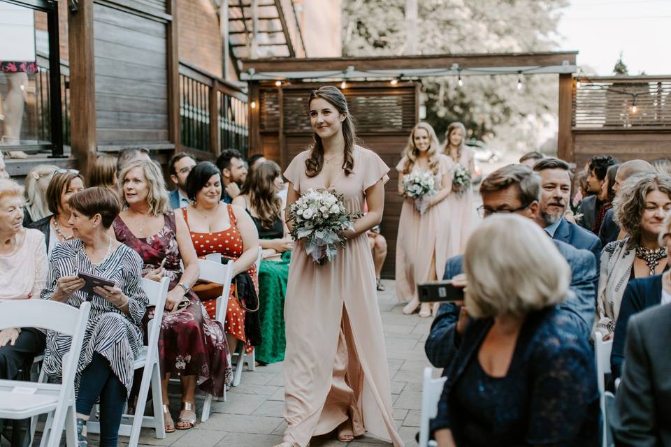 Ceremony patio