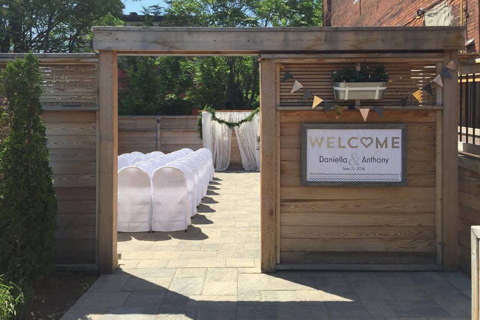 Patio Ceremony