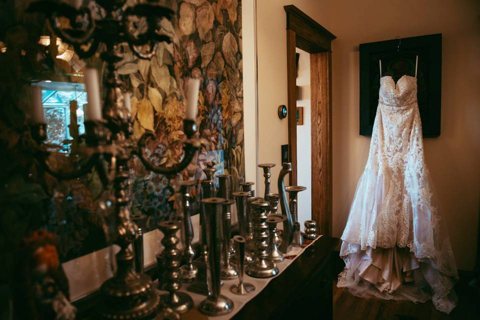 Bridal prep gown