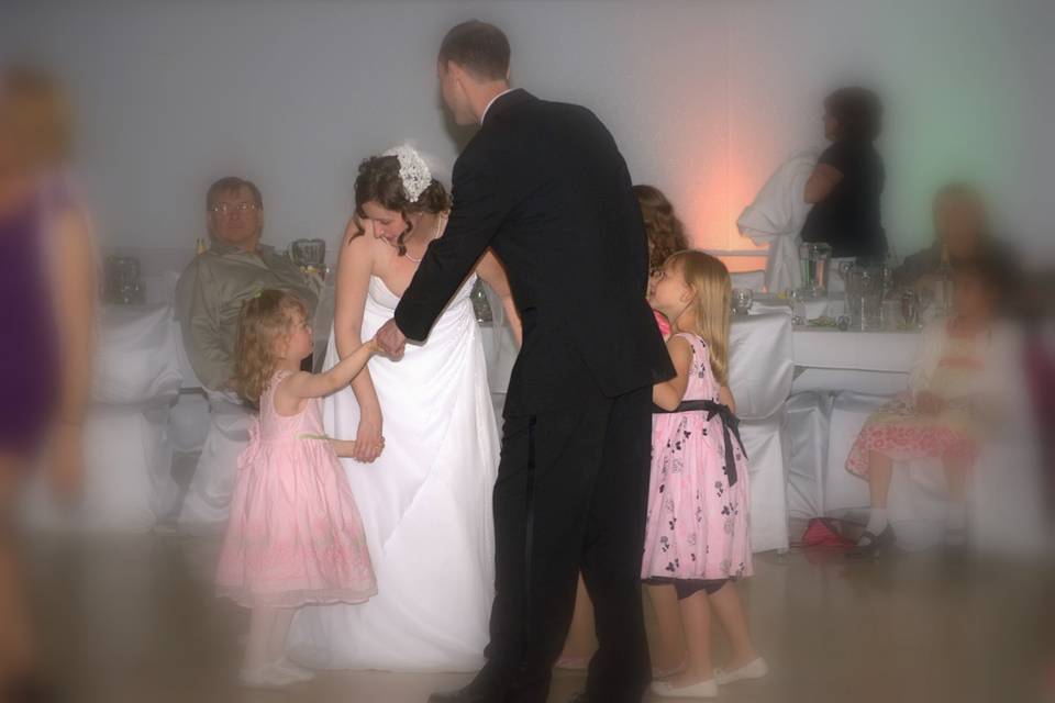 Flower Girls dancing