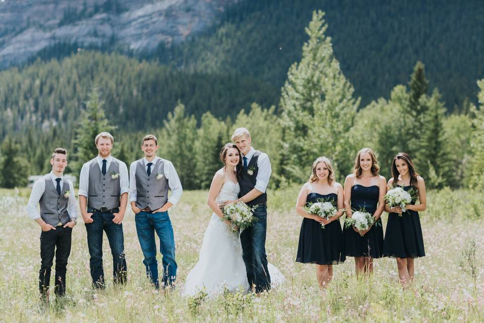 Abraham Lake Wedding