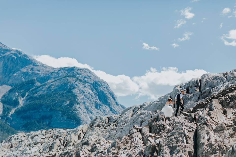 Abraham Lake Wedding