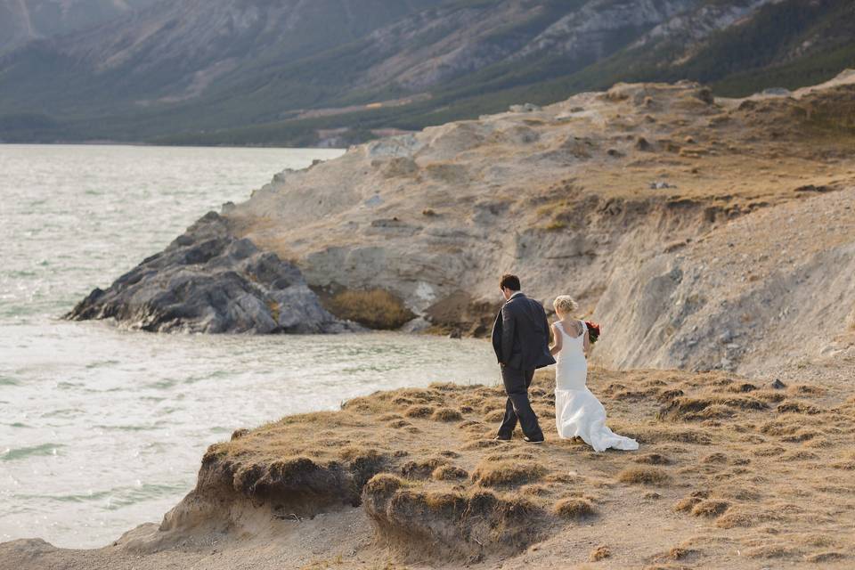 Abraham Lake Wedding