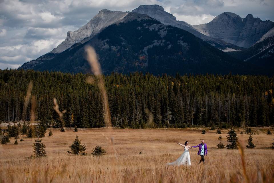 Banff wedding in Fall