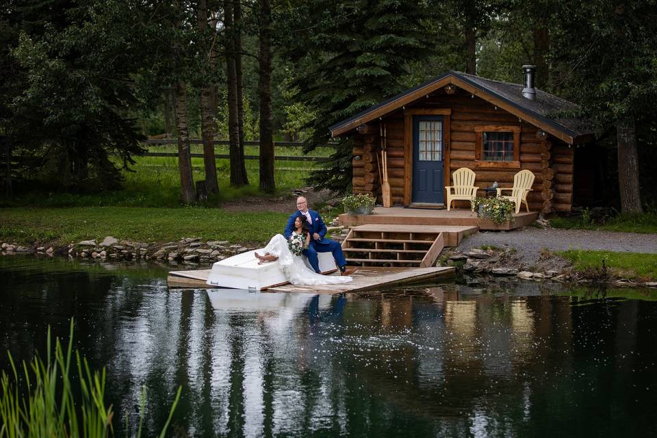 Pine and Pond Wedding