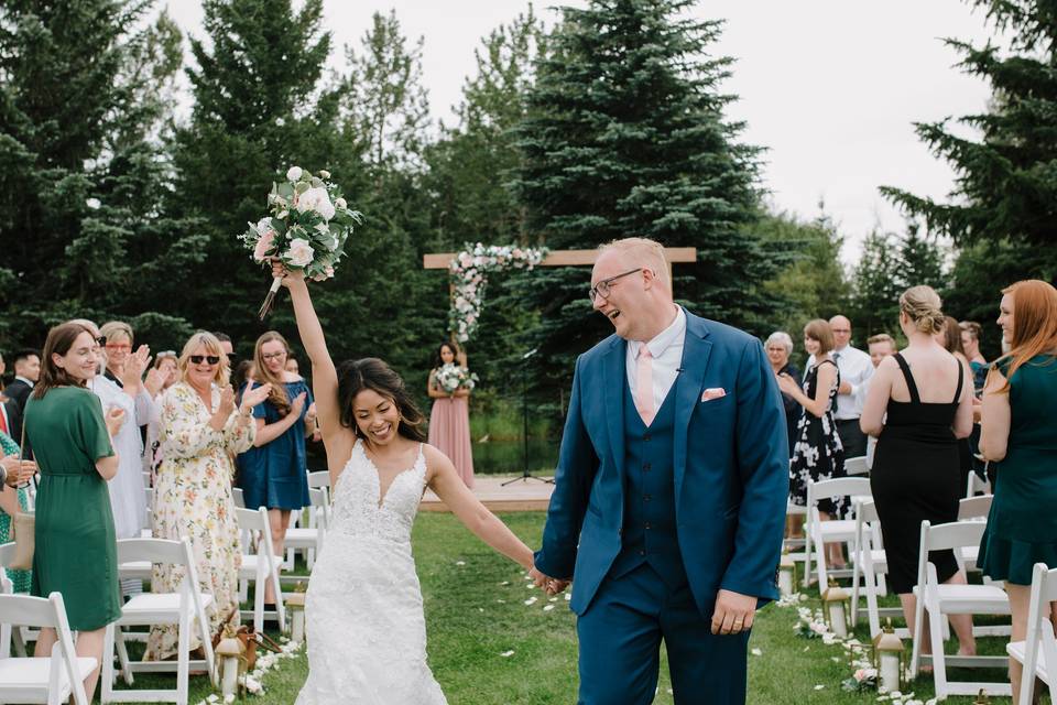 Pine and Pond Wedding