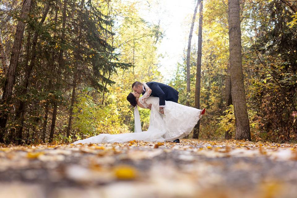 Pine and Pond Wedding