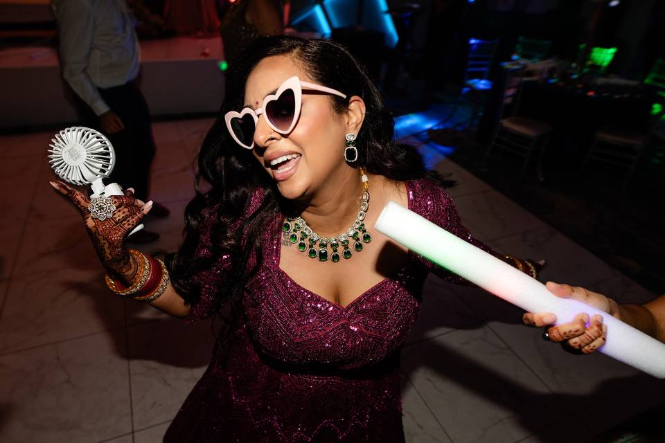 Bride on the dance floor
