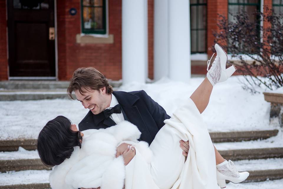 Winter wedding edmonton