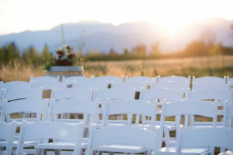 Wedding Ceremony sunset