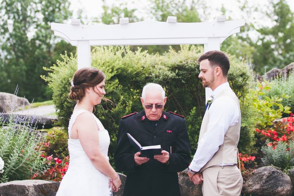 Rock Garden Ceremony