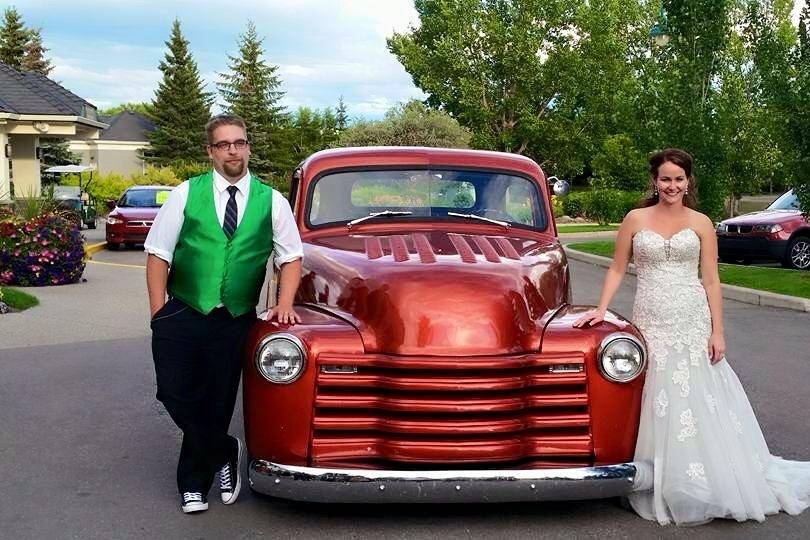 Old Vintage Car Wedding