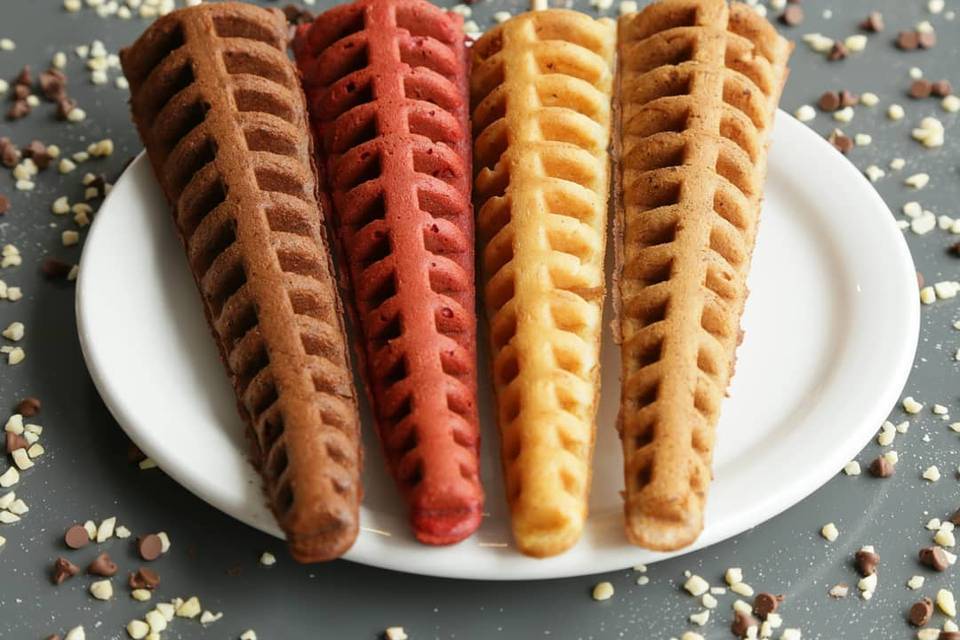 Four Waffle Flavours