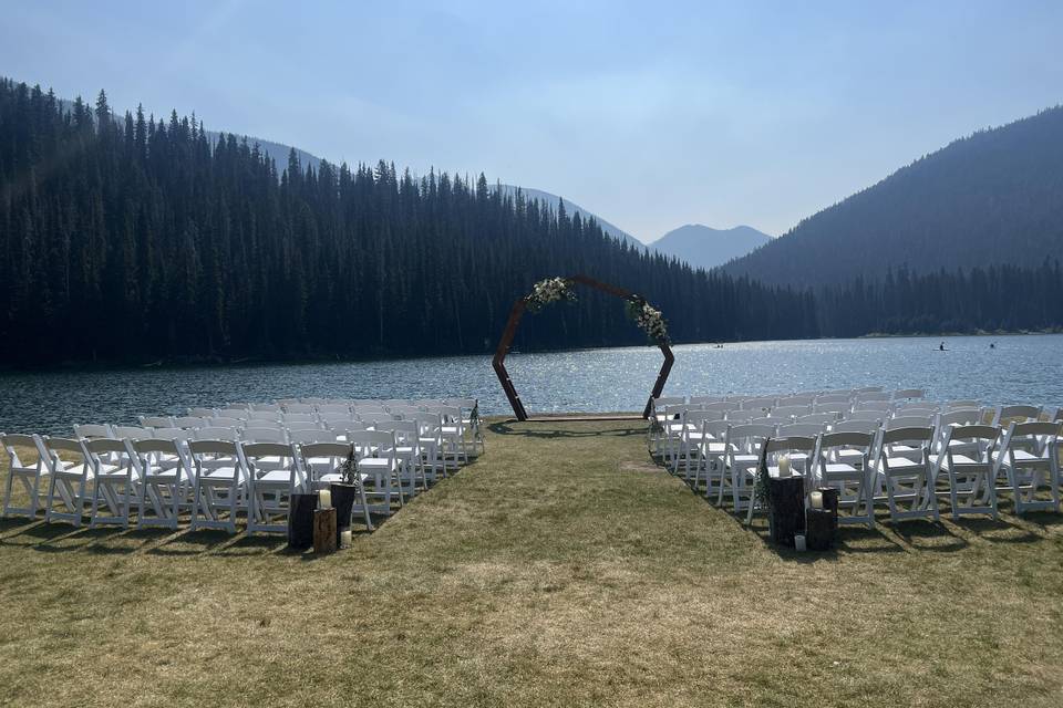 Lakeside ceremony