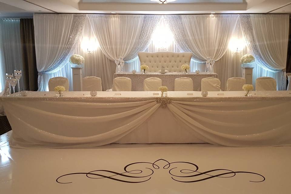 Waterfront - Head Table Design