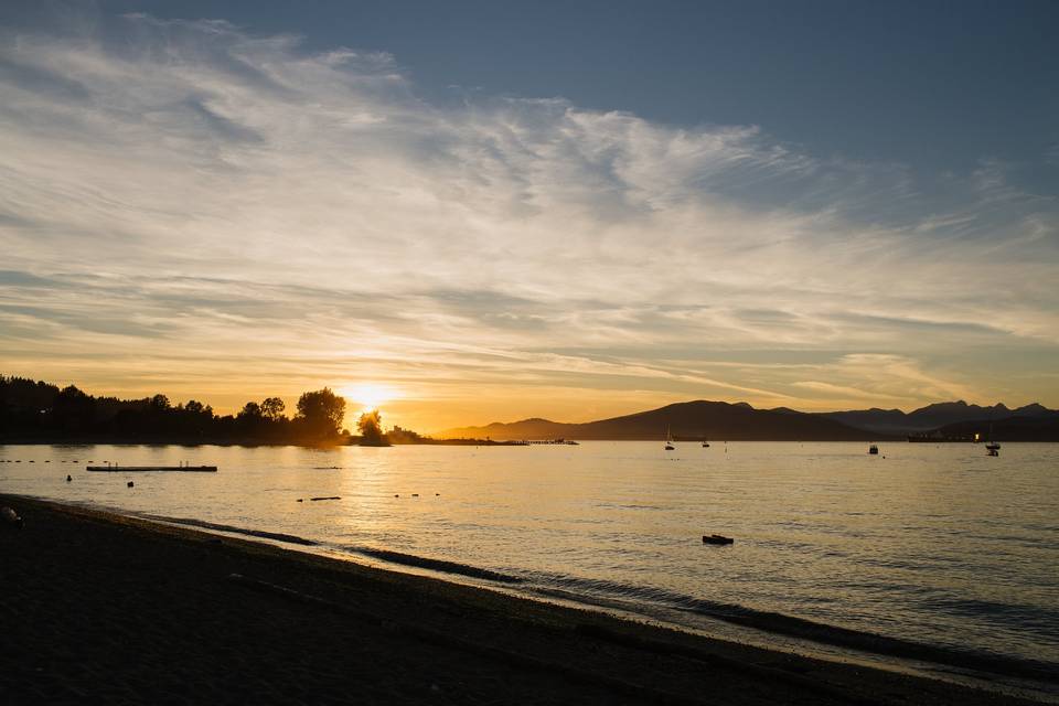 Jericho Beach Sunset