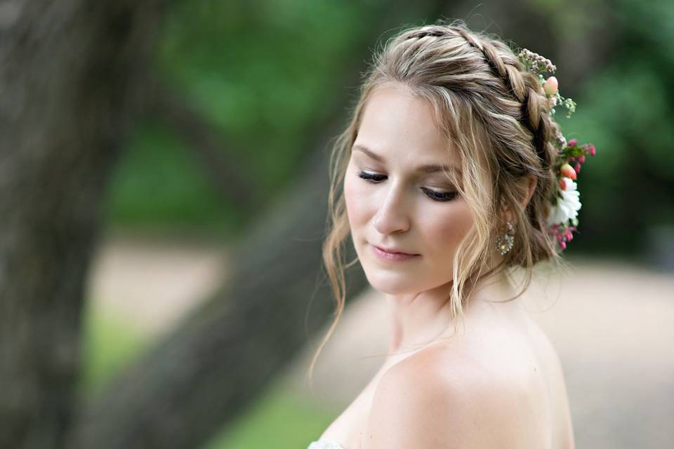 Beautiful bride portrait