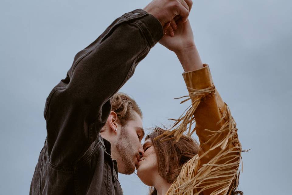 Peachland, BC Beach Engagement