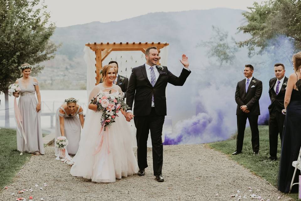 Osoyoos, BC Beach Wedding