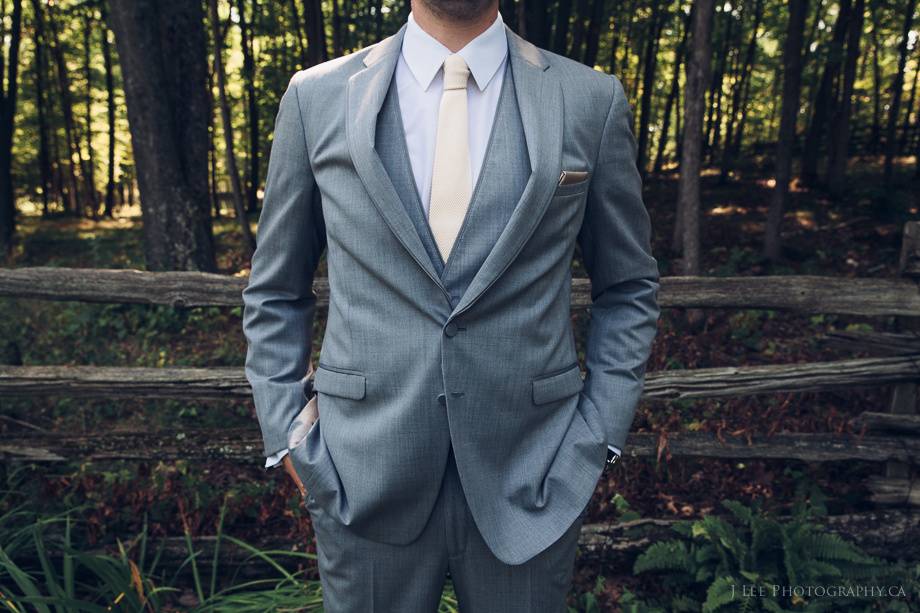 Grey Allure Slim-Fit Tuxedo