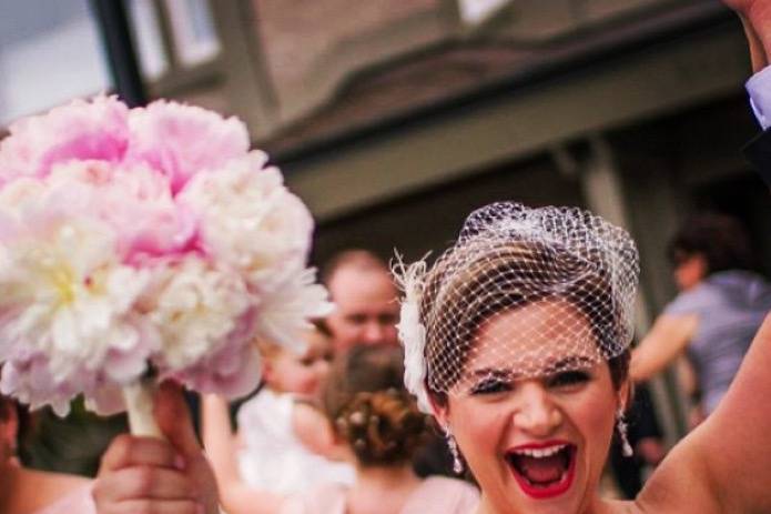 Peony bouquet Bride