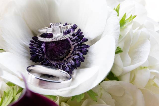 The Rings and flowers