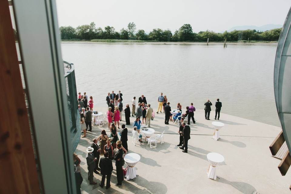 Gather on the dock