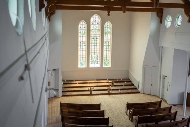 Stain glass from above