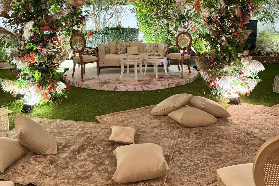 Rustic Stage Setting