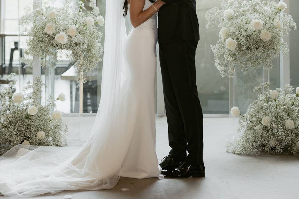 Ceremony in ballroom