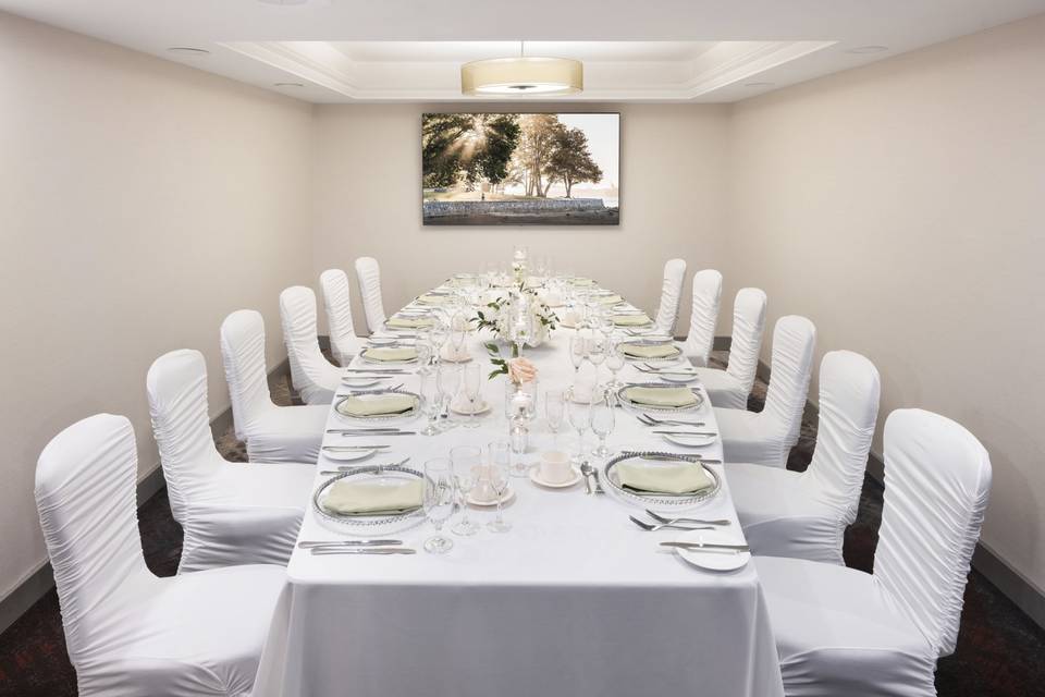 Boardroom Dining Setup