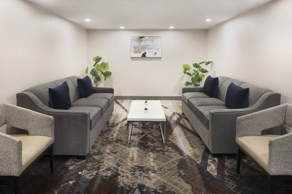 Boardroom Lounge Setup