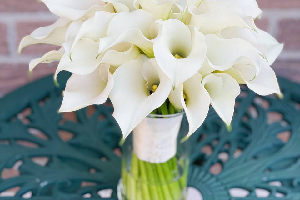 Calla lilies bouquet