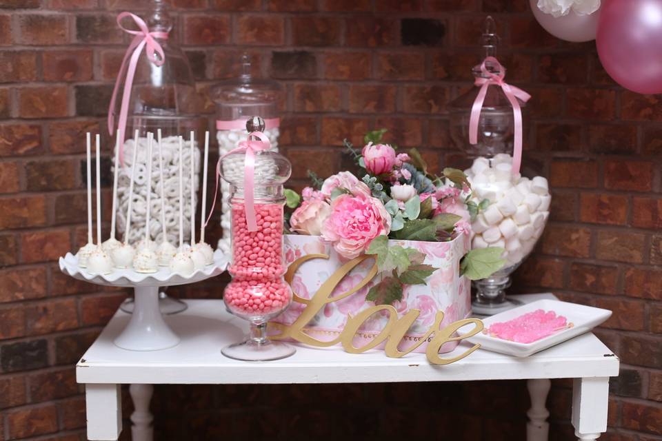 Wedding dessert table