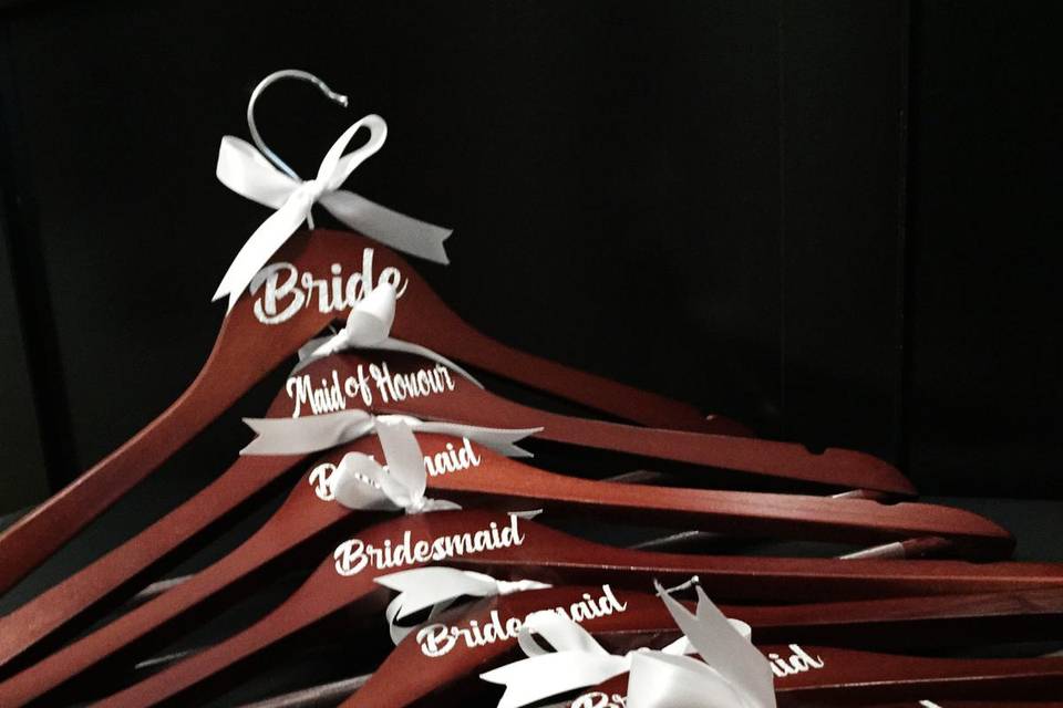 Team Bride hangers