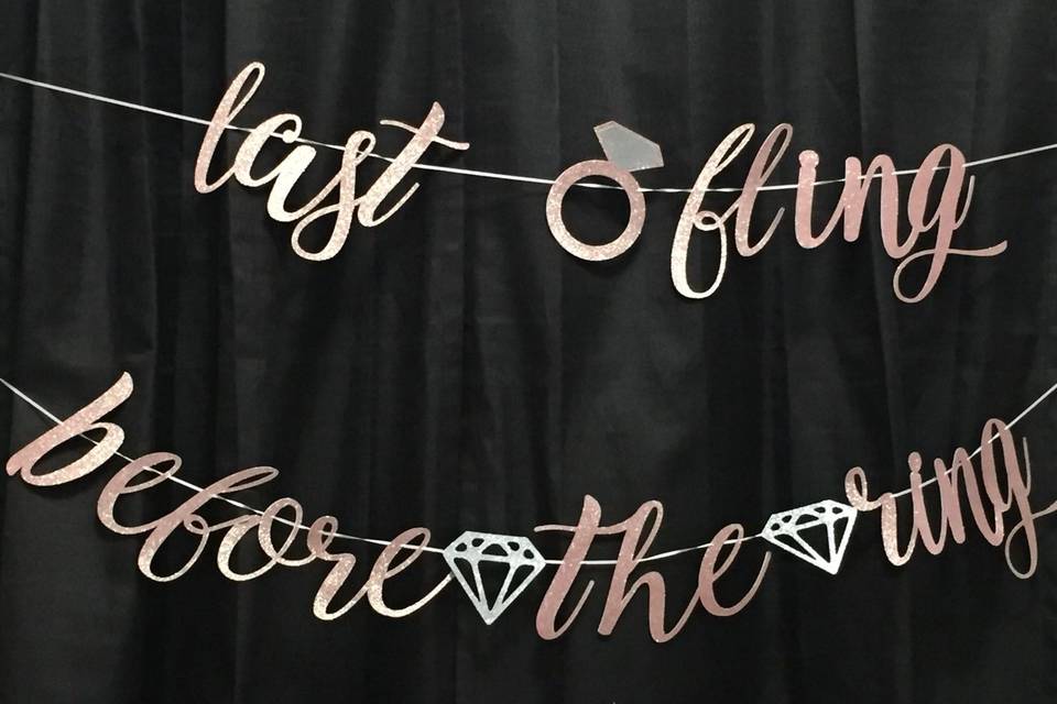 Custom Bachelorette Banner