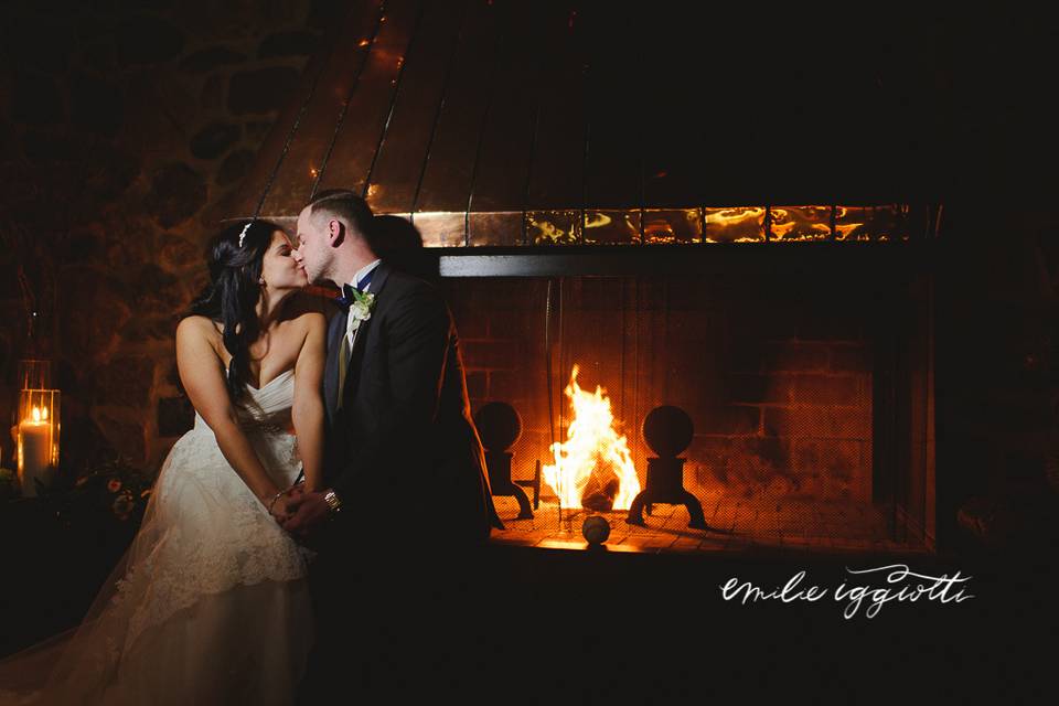 Romantic winter wedding