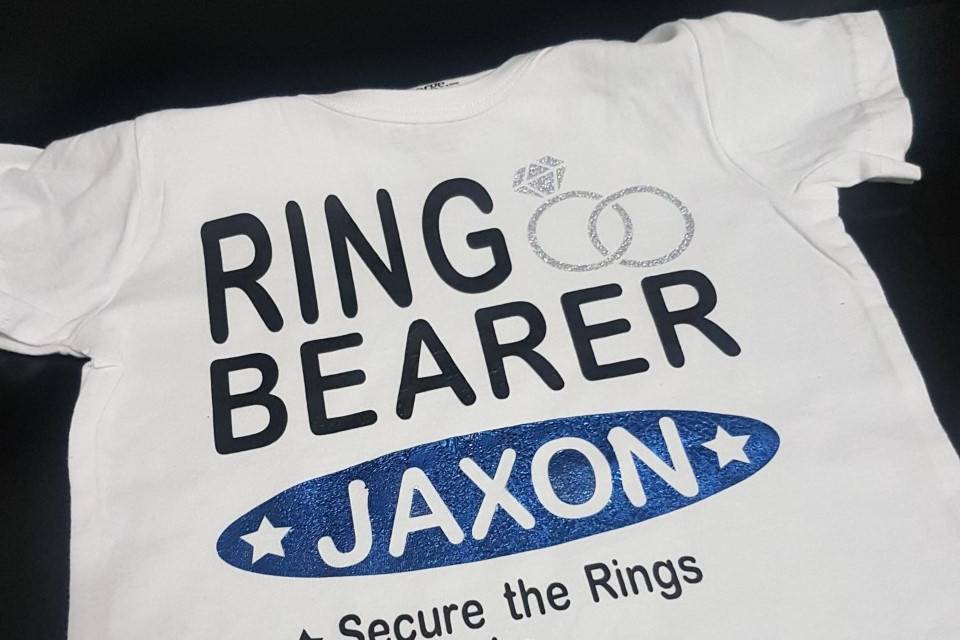 Custom Ring Bearer Shirt