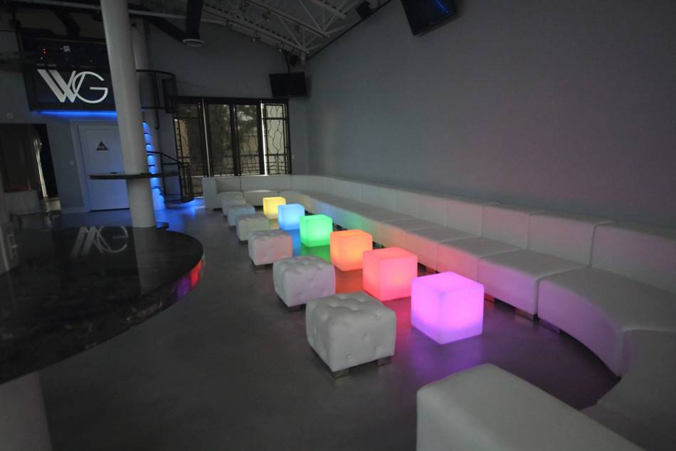 Lounge Furniture & LED Cubes