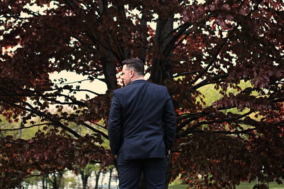 S&C, groom in dress