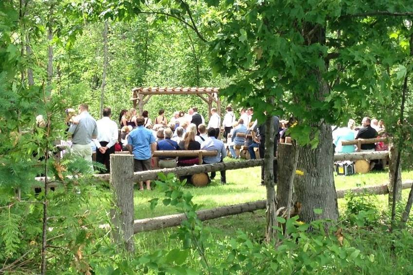 Outdoor ceremony