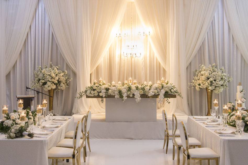 Elegant reception hall