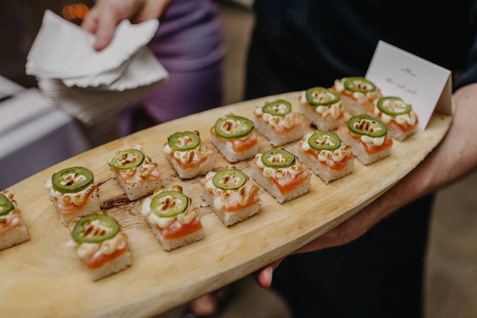 Canapé reception