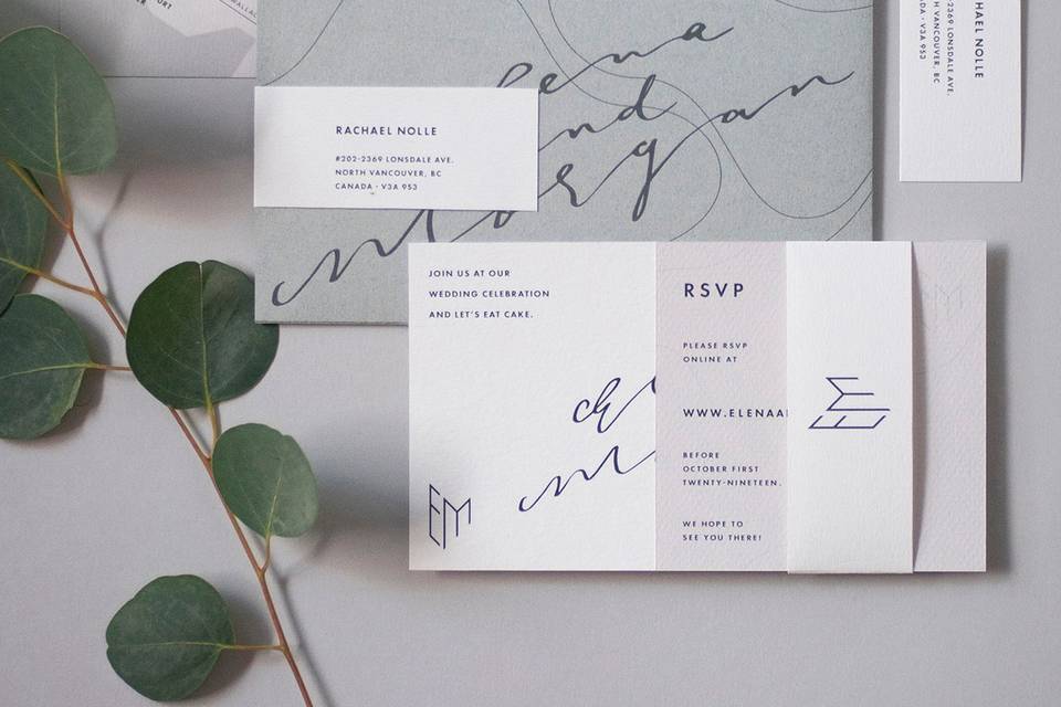 E&M Wedding Stationery