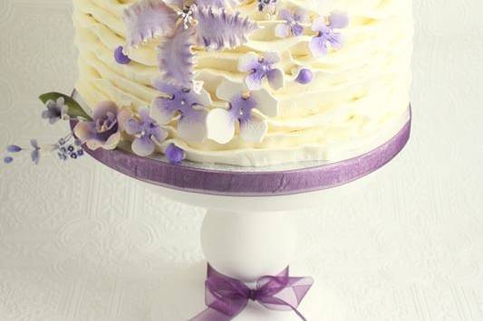 Purple Wedding Cake