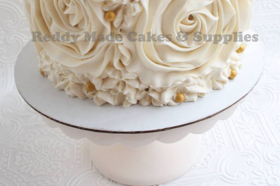 Wedding Cake, Rosette Cake,